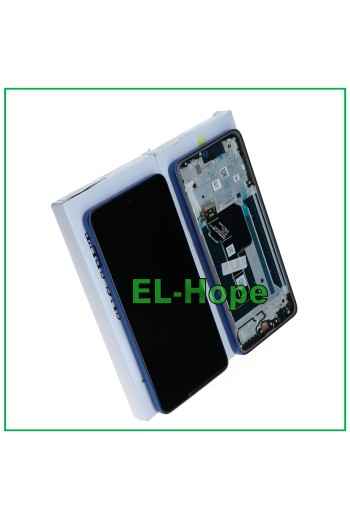 PANTALLA TÁCTIL ORIGINAL MOTOROLA MOTO G56 XT2529 MARCO DE PANTALLA LCD AZUL SERVICIO