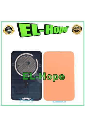 FUNDA TRASERA DE CRISTAL + MAGSAFE PARA IPHONE 17 PRO MAX NARANJA CÓSMICO