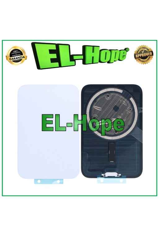 FUNDA TRASERA DE CRISTAL + MAGSAFE PARA IPHONE 17 PRO CARCASA TRASERA PLATA