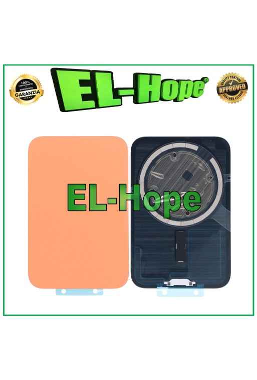 FUNDA TRASERA DE CRISTAL + MAGSAFE PARA IPHONE 17 PRO CARCASA TRASERA NARANJA